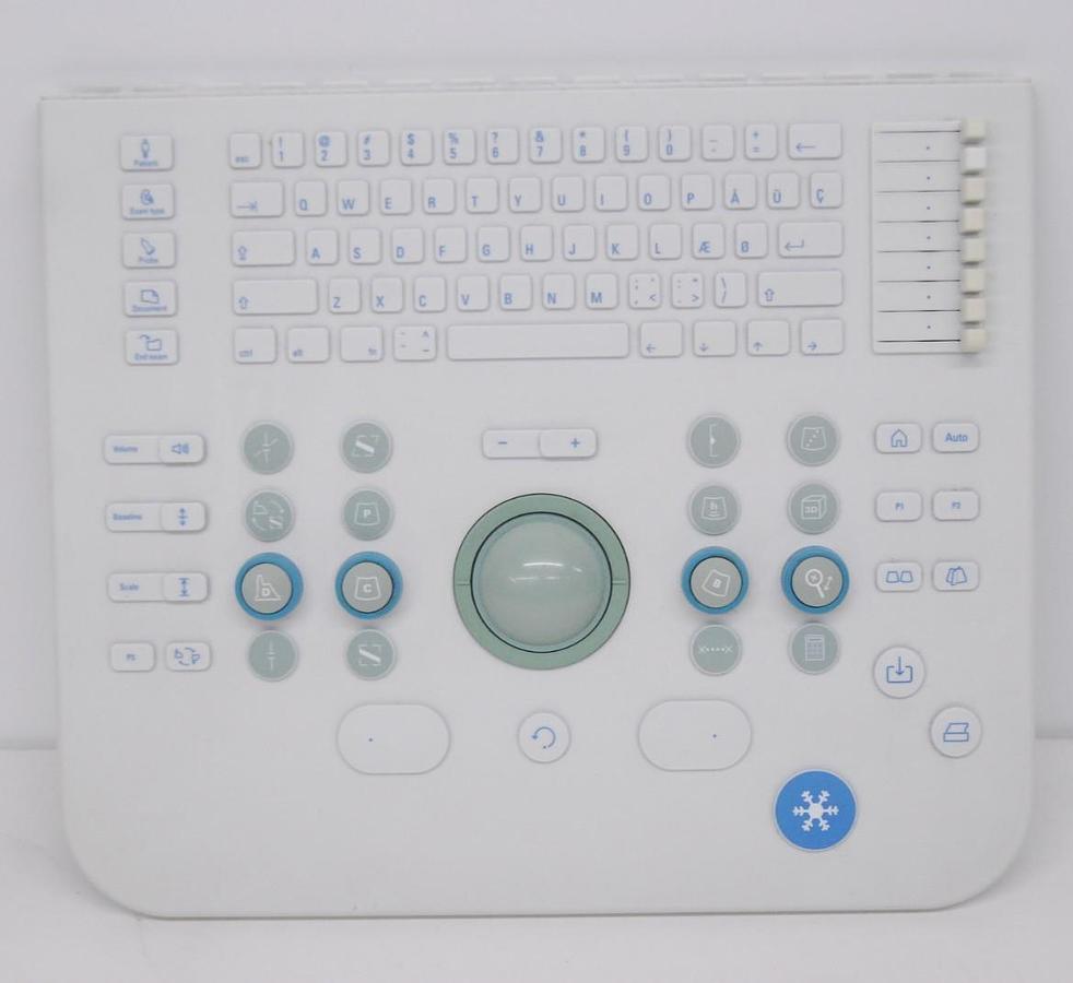 Used BK Medical NP0182 Keyboard and Trackball - Flex Focus Ultrasound