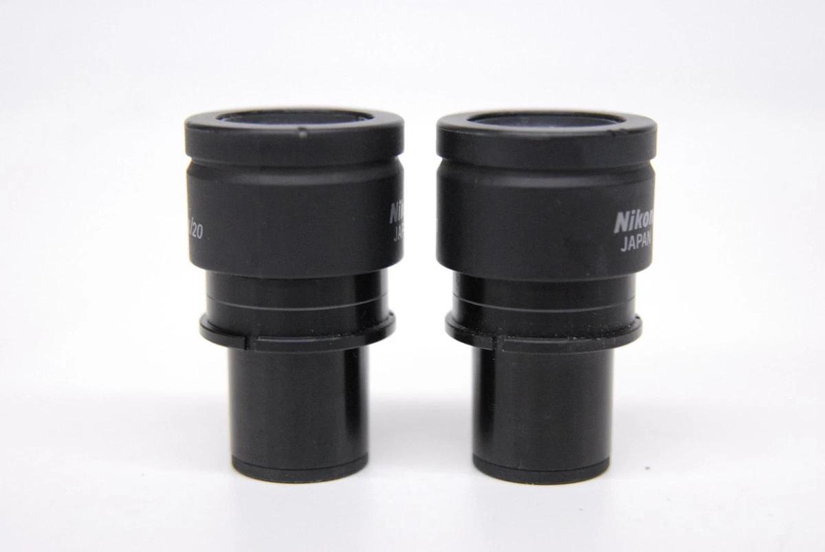 Used Nikon CFWN 10x/20 23mm Microscope Eyepiece - Pair