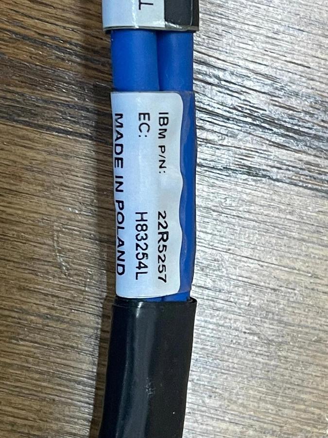 Used IBM 22R5257 Fibre Channel Cable Set (2)