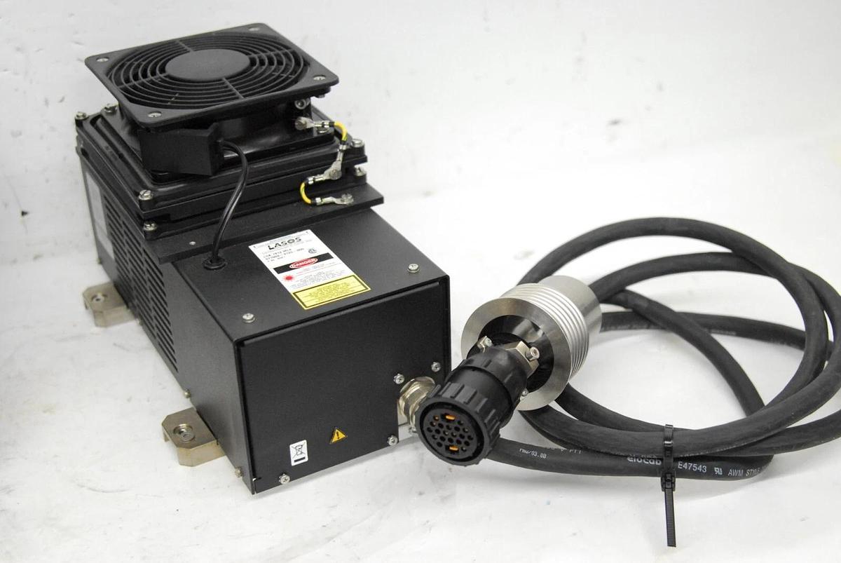 Used Lasos LGK 7812 ML4 Ar-Ion Laser 450-530nm W/ LGN 7812 Power Supply - LMS 510