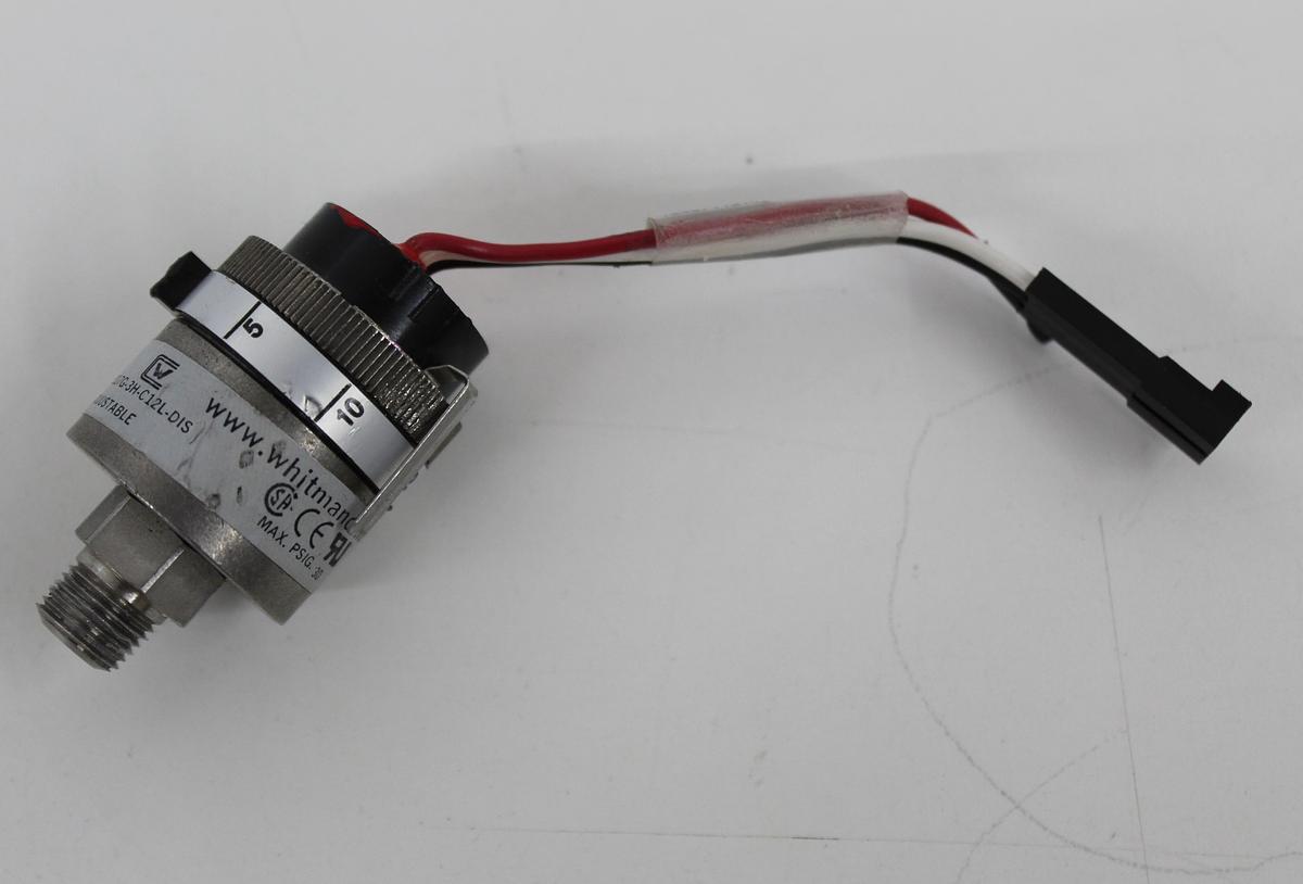 Used Whitman Controls P117G-3H-C12L-DIS Stainless Steel Pressure Switch