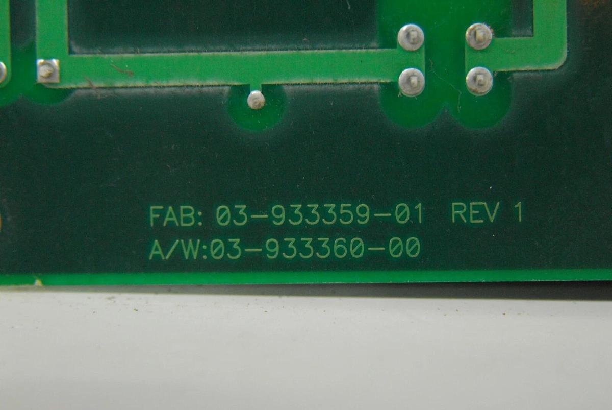 Used Varian 3900 GC MAIN BOARD 03-933358-01 03-933361-00 (SATURN 2000)