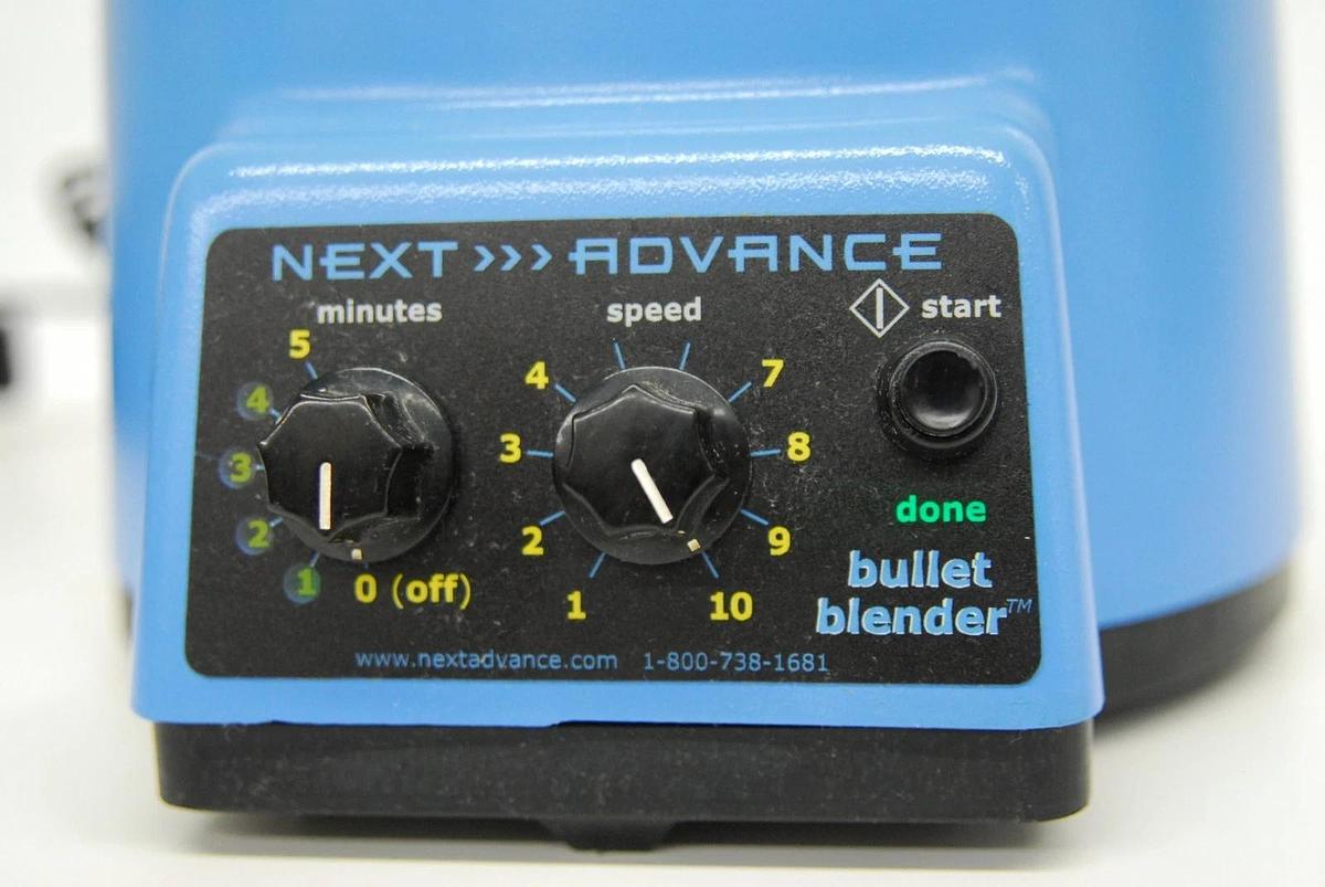 Used Next Advance BBX24 Bullet Blender Lab Homogenizer W/ Power Adapter - Tested