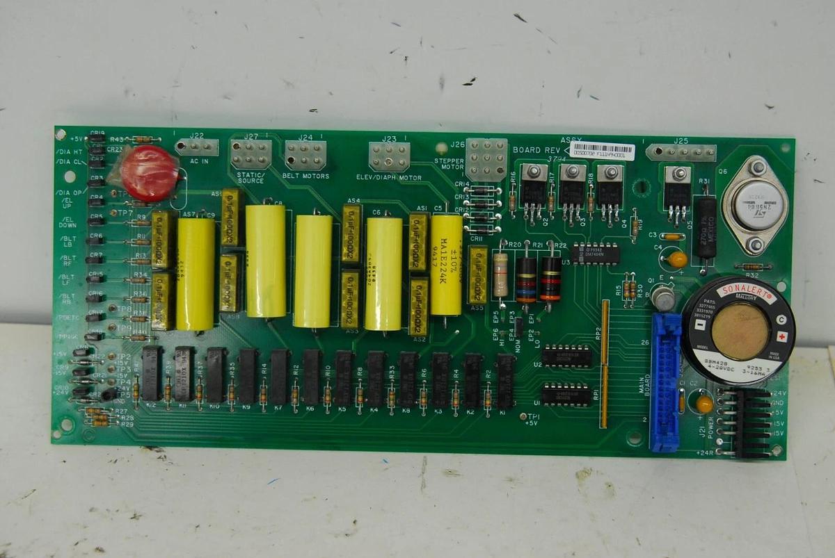 Used Beckman Coulter Liquid Scintillation Relay/Power Board 00500702 (Beckman LS6500)