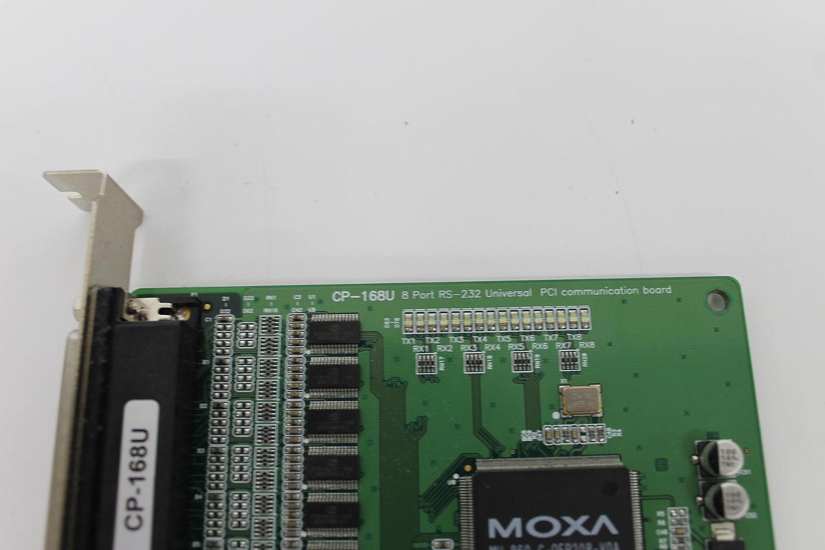 Used Moxa CP-168U Multiport Serial Card 8 PCI RS232 LOT OF 5