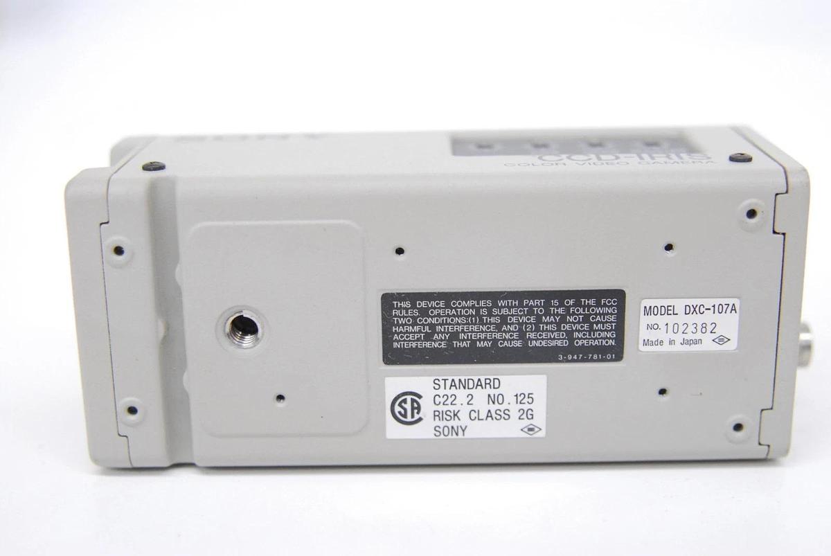 Used Sony DXC-107A CCD-IRIS Color Video Camera C-Mount