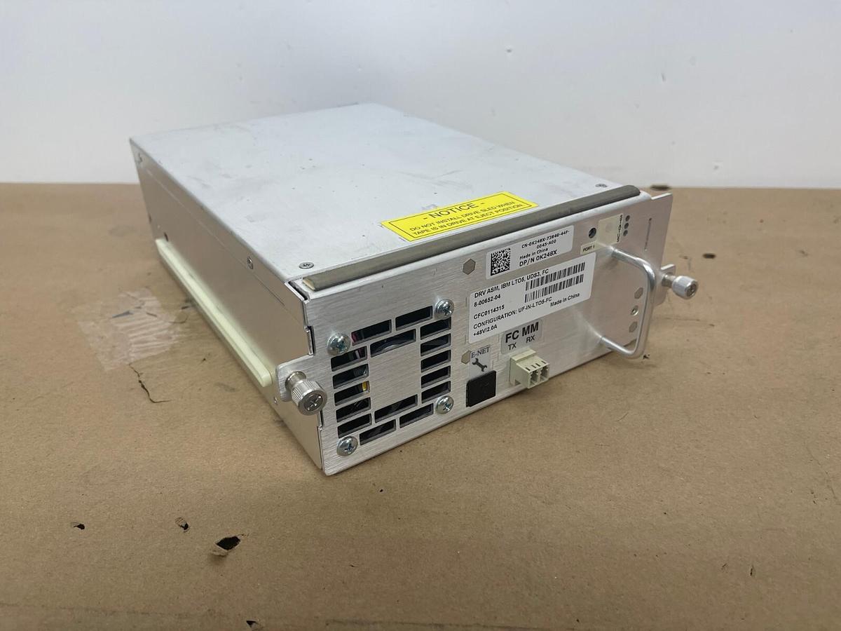Used Dell 0K248X IBM LTO-5 FC Tape Drive Module UF-IN-LTO5-FC ML6000 Library