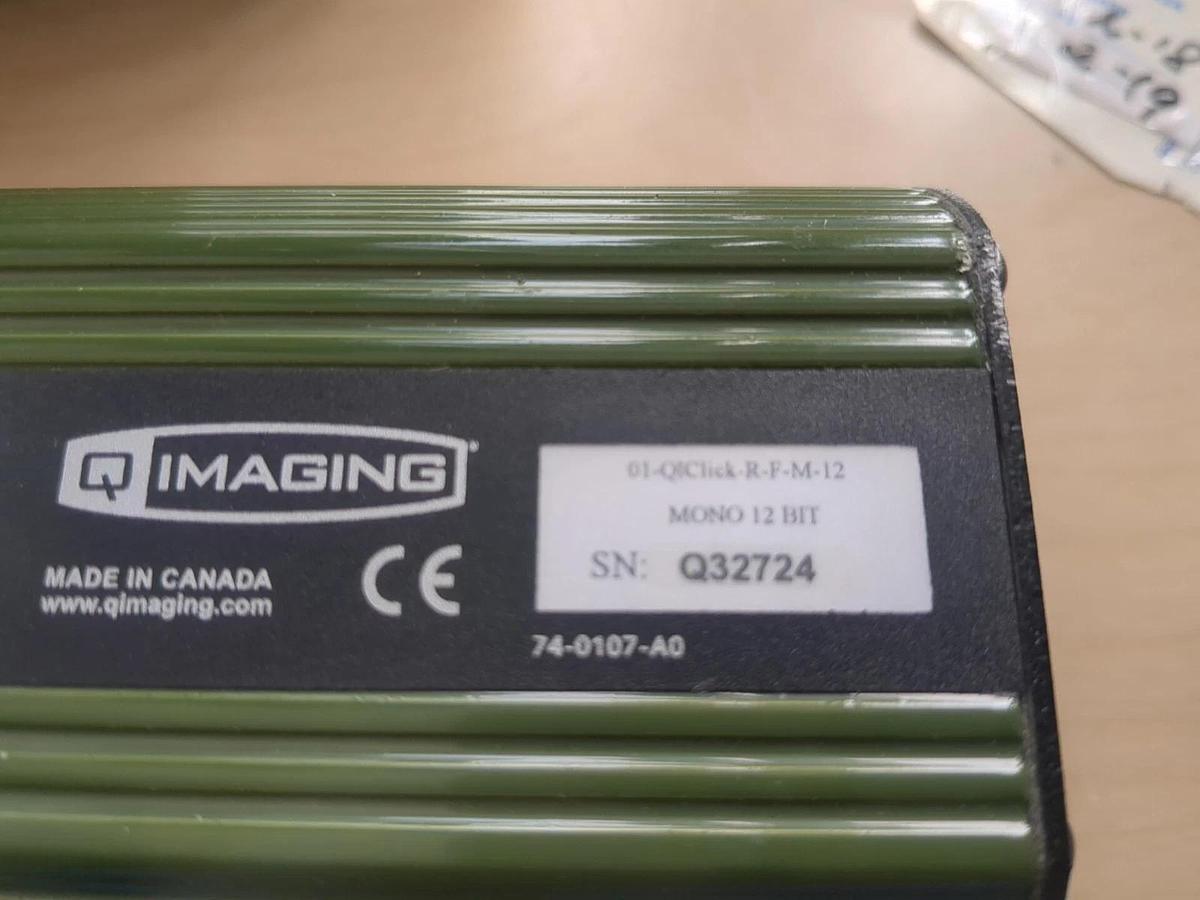 Used MICROSCOPE CAMERA Q IMAGING 01-Q1Click R-F-M-12 1394  MONO 12-BIT