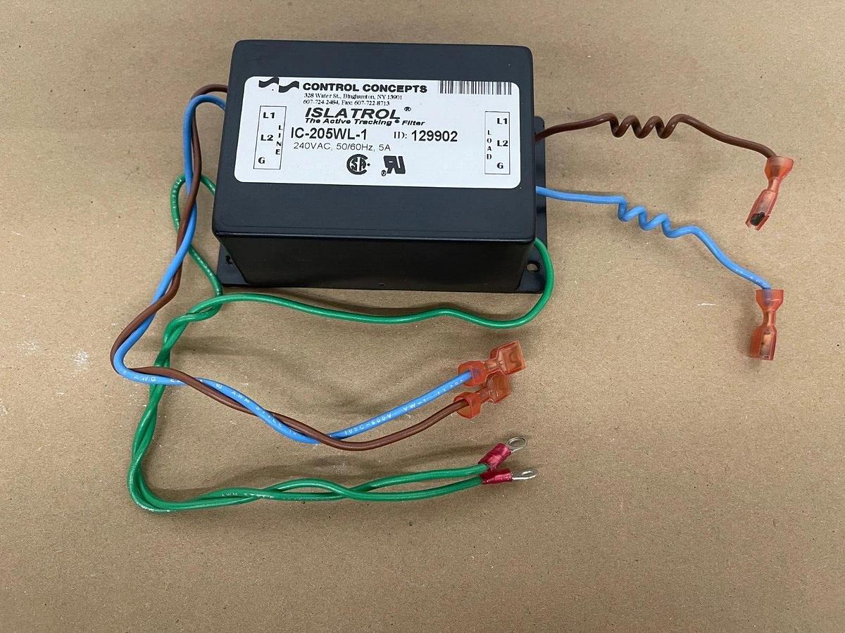 Used Control Concepts IC-205WL-1 Islatrol The Active Tracking Filter