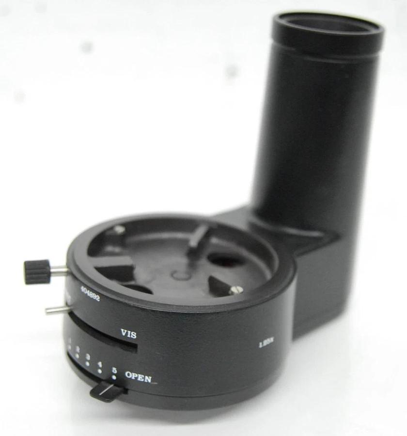 Used Wild 404892 1.25x Camera Port W/ Iris - For M5 Stereo Microscope