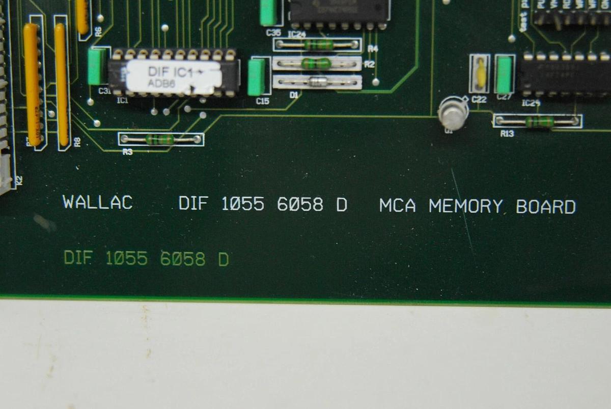 Used Wallac DIF 1055 6058 D MCA Memory Board