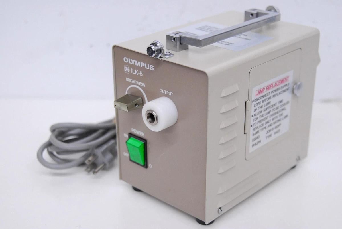 Used Olympus ILK-5 Cold Light Supply Source W/ Extra Bulb- TESTED