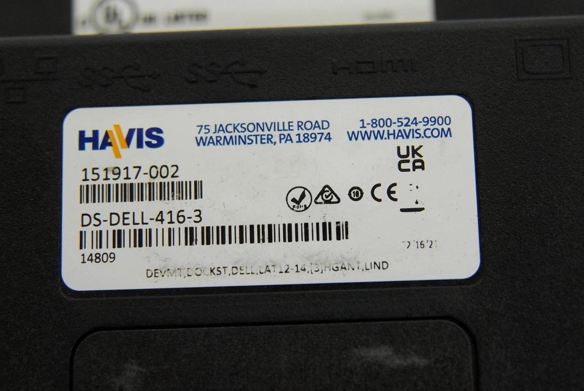 Used Havis DS-DELL-416-3 Vehicle Docking Stations