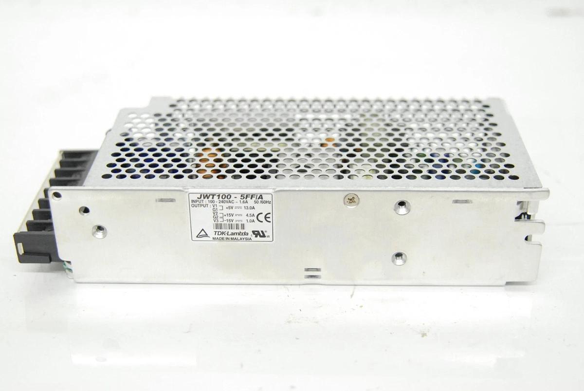 Used Lambda JWT100-5FF/A Triple Output Power Supply 100W +5V,13A/+15V,4.5A/+15V,1.0A