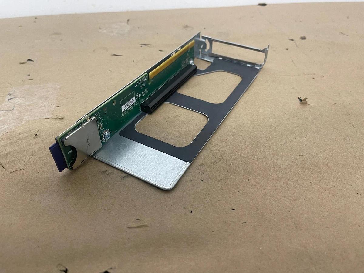 Used CISCO 74-10152-01 PCI-E Riser Card w/ Bracket and SD Card