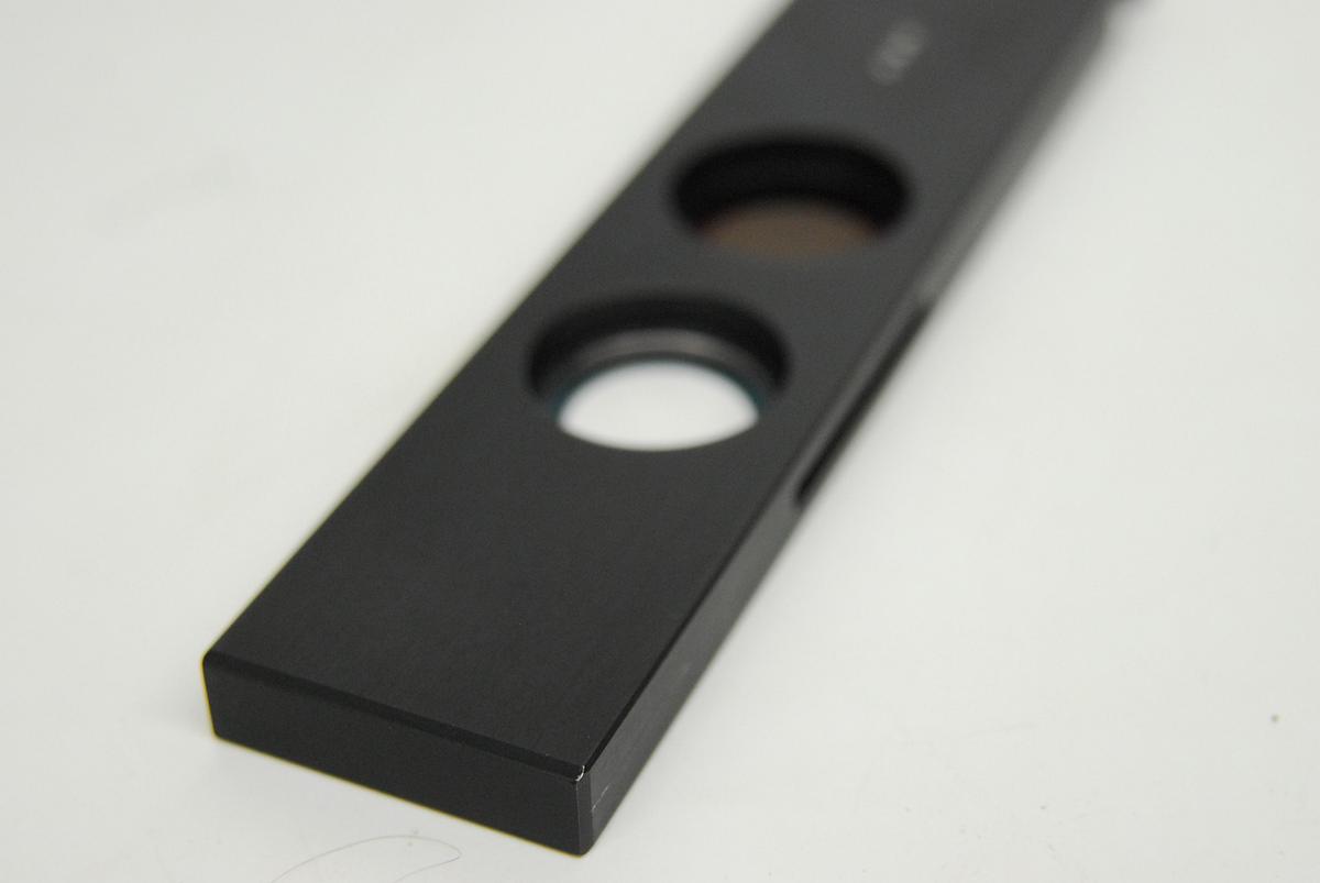 Used ZEISS 453655 Analyzer Polarizer Slider W/ 453653 Depolarizer Filter - Axioplan