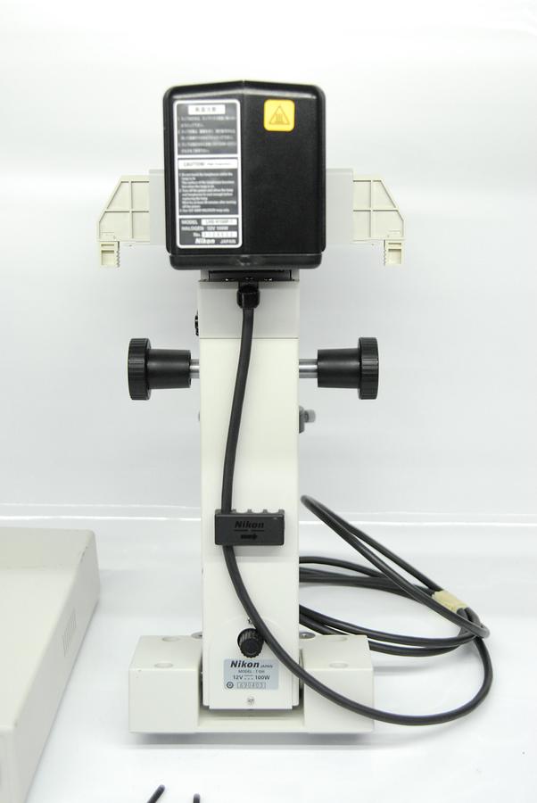 Used Nikon T-DH Dia Illumination Pillar W/ TE2-PS100W, LHS-H100P-1 Lamp (TE2000)