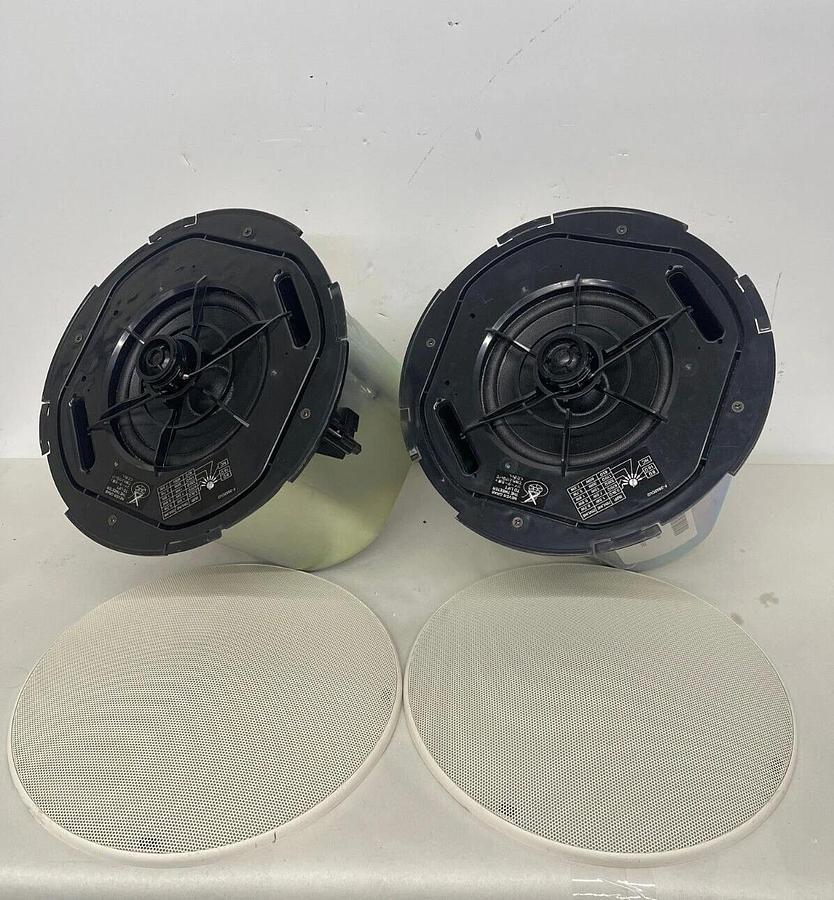 Used Toa Advantage F-2852CU2 6.5" Ceiling Mount Speaker - TESTED - Lot of 2