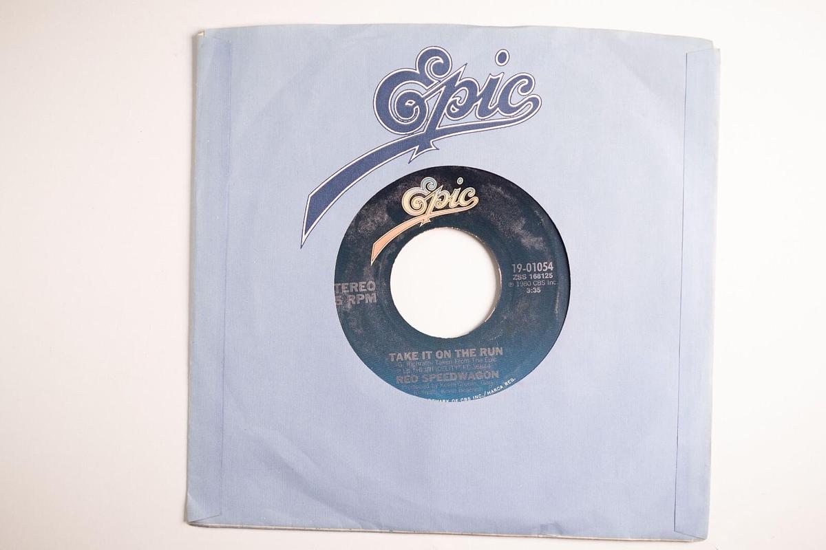 Used Reo Speedwagon Someone Tonight, Take It On The Run 45 Record