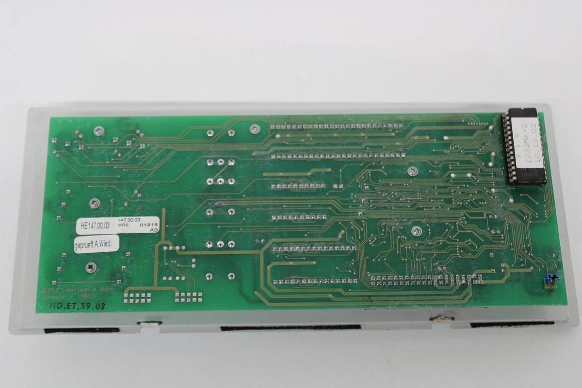 Used Front Panel for Hermle Z 233 MK-2 Centrifuge