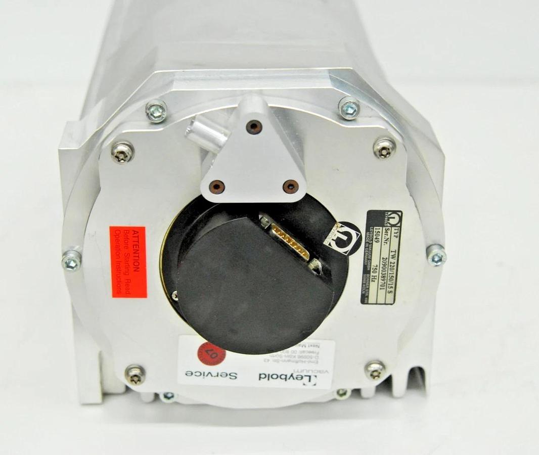 Used Leybold TW 220/150/15 S Turbo Vac W/ TDS RS485 Controller (Thermo TSQ Quantum)
