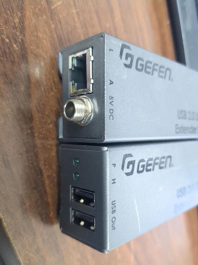Used Gefen EXT-USB2.0-LR USB Extenders – No Power Adapters Send and Receive Units