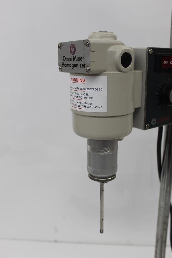 Used Omni-Mixer 17105 Laboratory Homogenizer Variable Speed 500-18000 RPM