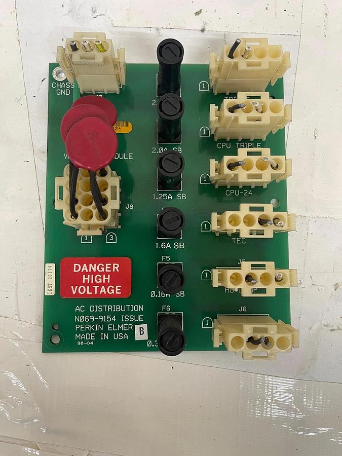 Used Perkin Elmer N069-9154 AC Distribution Board