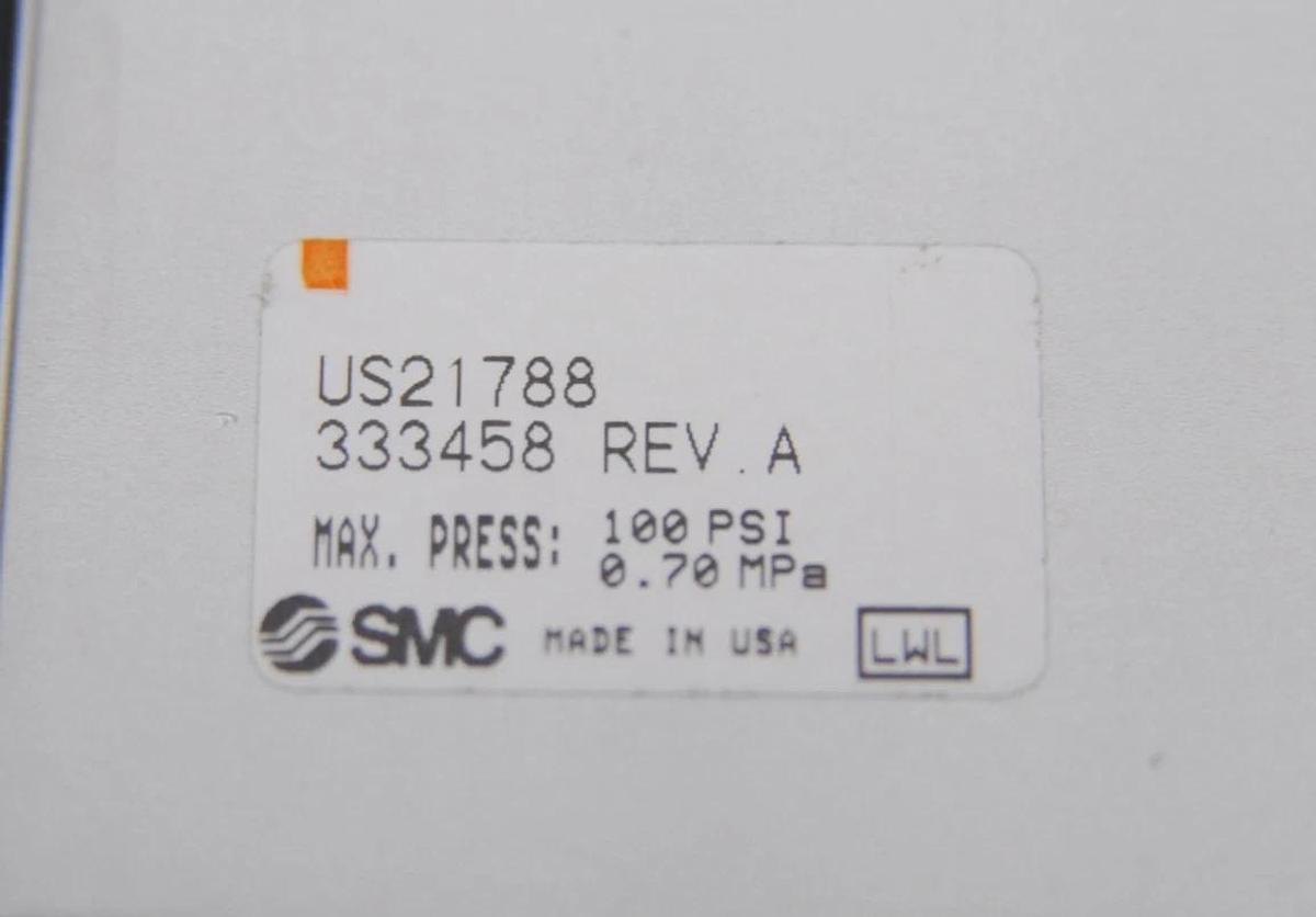 Used SMC 333458 Pneumatic Dual Rod Cylinder Double Acting 199mm Stroke - BD FACSAria