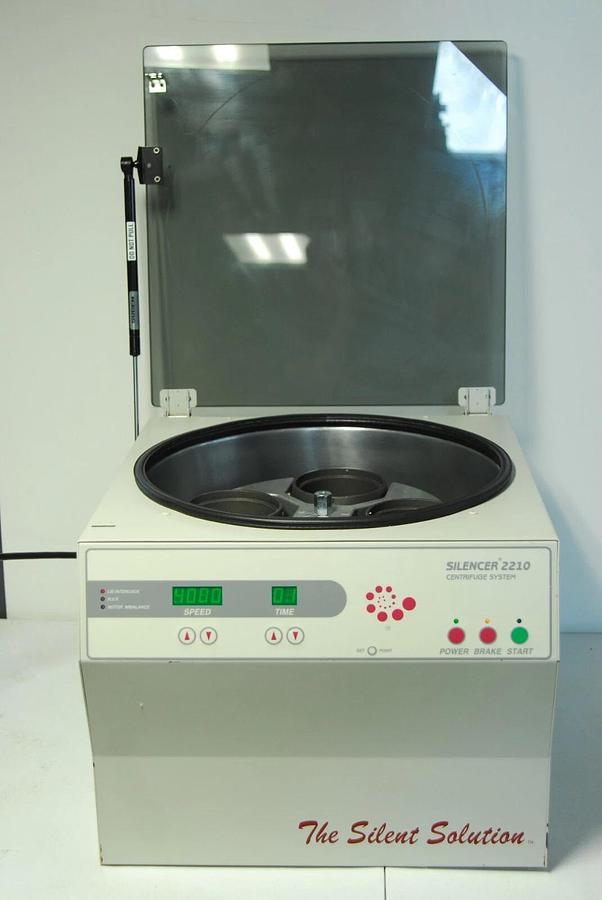 Used GFMD S2210 Silencer 2210 Centrifuge System W/ 4 Slot Rotor - Tested Working