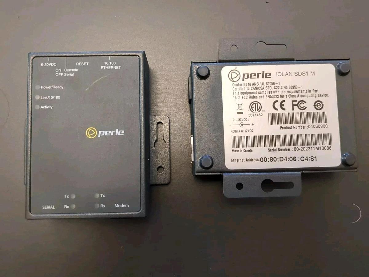 Used Perle IOLAN SDS1 M Secure Device Server