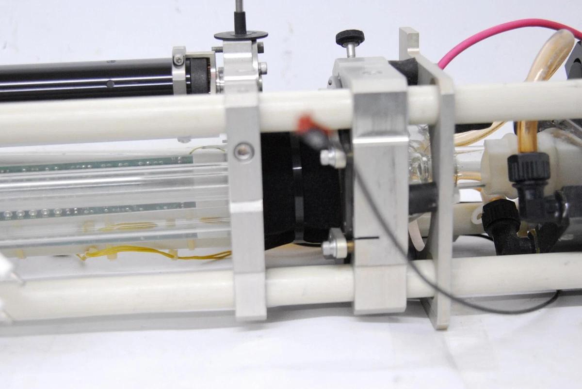 Used Sharplan 1020 Sealed-Off Laser System W/ Melles Griot 05-LHR-289 HeNe Laser, PSU