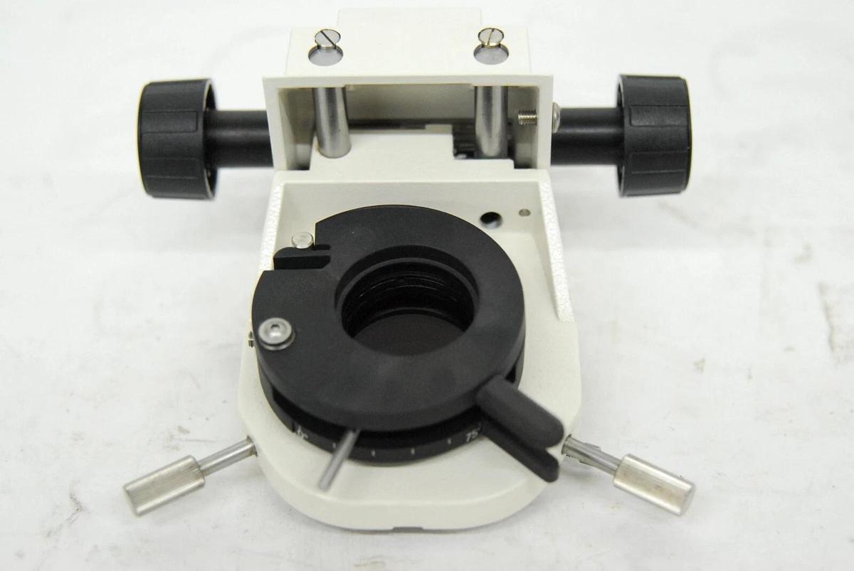 Used Zeiss 1016-201 Condenser Substage W/ 1121-813 Rotatable Polarizer D - Axiovert