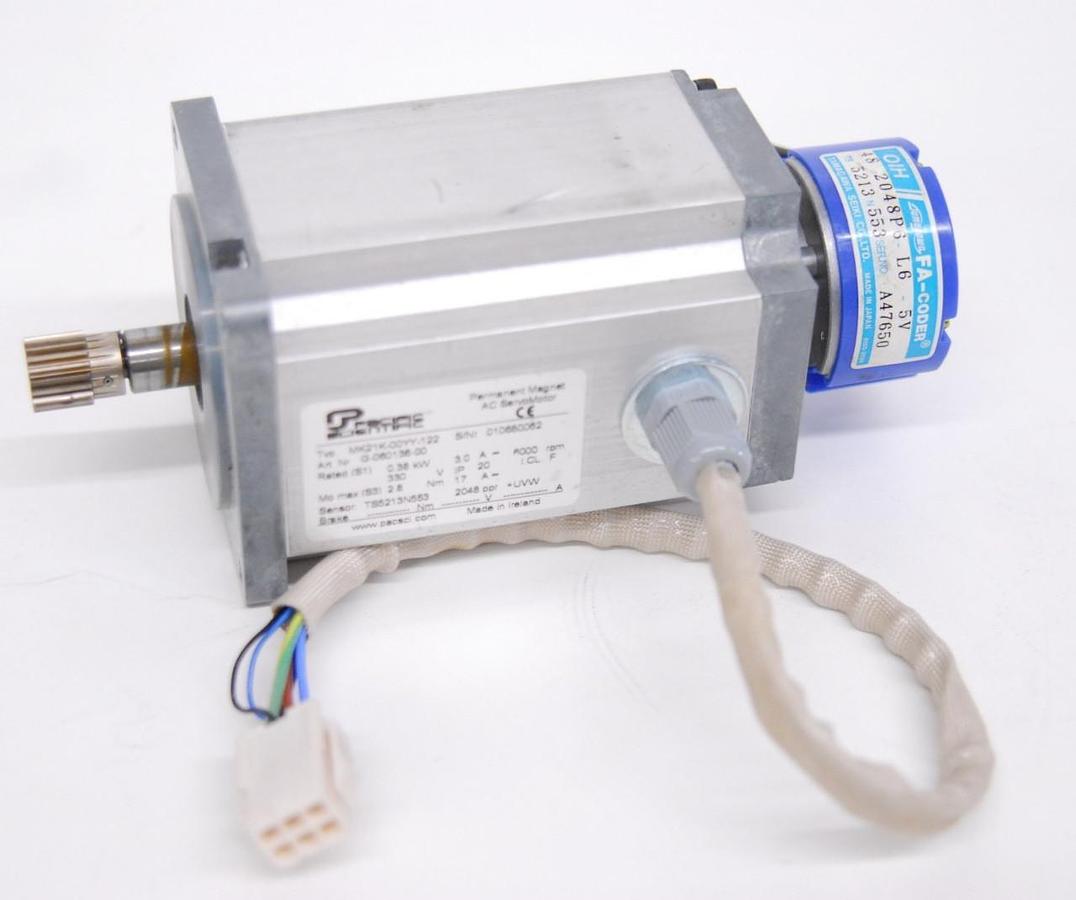 Used Pacific Scientific MK21K-00YY-122 AC Servo Motor - Puritan Bennett 740