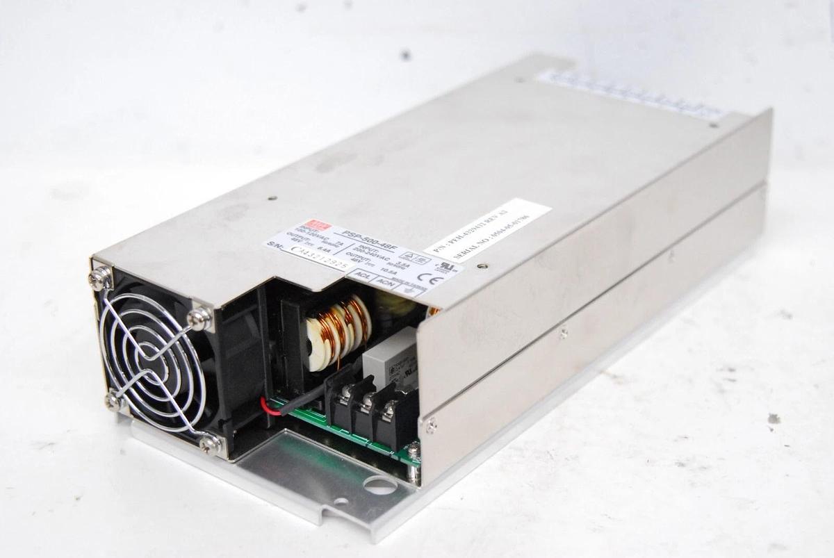 Used Mean Well PDP-500-48F PEH-4329432 48V Power Supply (ABI 7000 PCR)