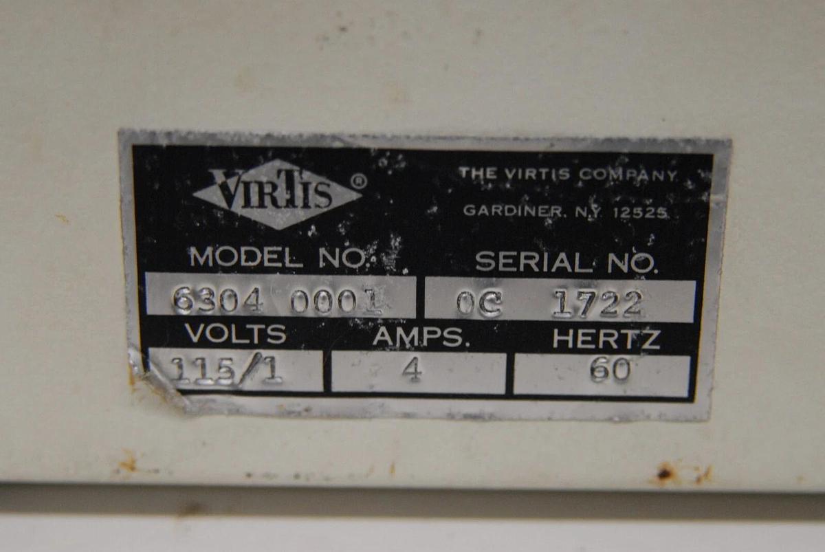 Used Virsonic 16-850 Cell Disrupter (Virtis 6304 0001)