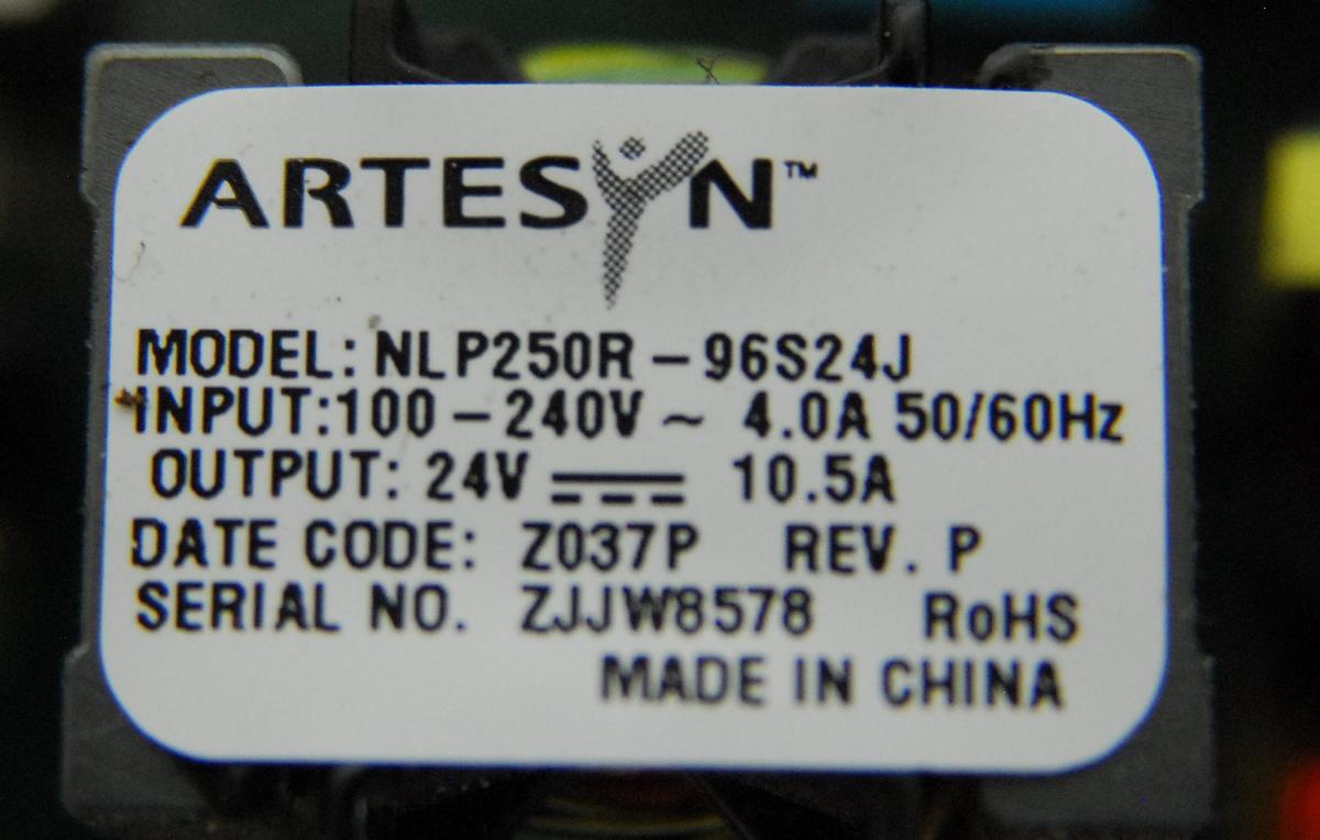 Used Artesyn NLP250R-96S24J NPL250 Series 175W 24V Power Supply
