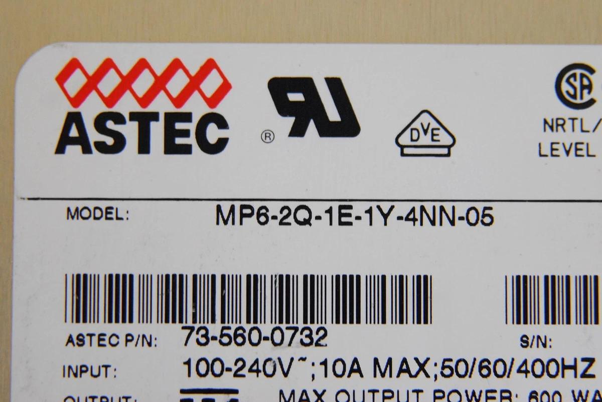 Used Astec MP6-2Q-1E-1Y-4NN-05 73-560-0732 5 Output Power Supply (Thermo TSQ Quantum)