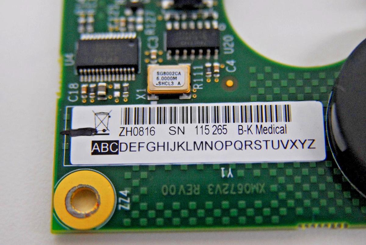 Used BK Medical ZH0816 XM0672 V3 REV00 Keyboard Control Board - Flex Focus Ultrasound