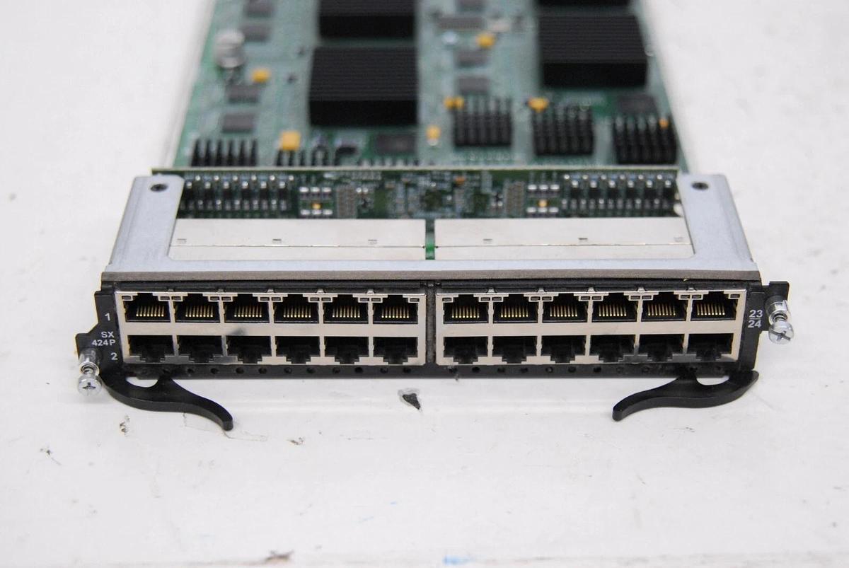 Used Foundry Networks SX424P 35529-700B FastIron SuperX 24-port Ethernet Module