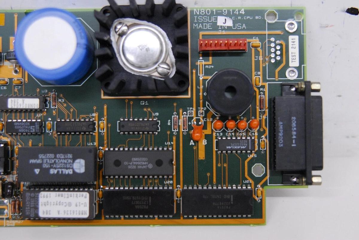 Used Perkin Elmer N801-9144 PCR CPU Board