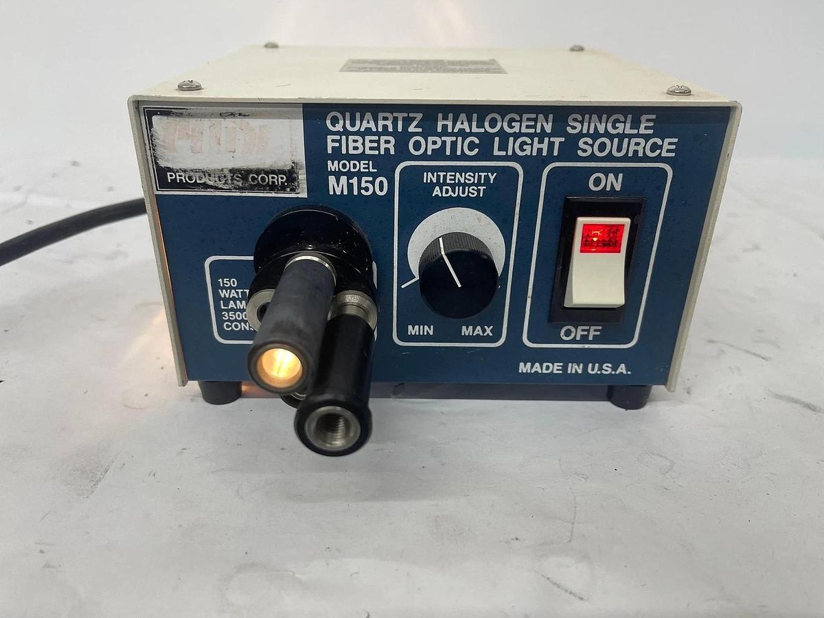 Used Cuda M150 Quartz Halogen Single Fiber Optic Light Source