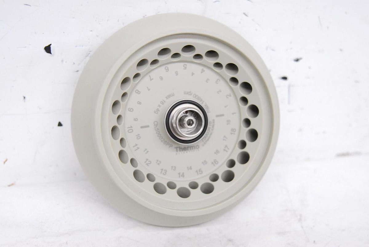 Used Thermo Scientific 75003418 18 x 2.0/0.5mL Dual Row Rotor