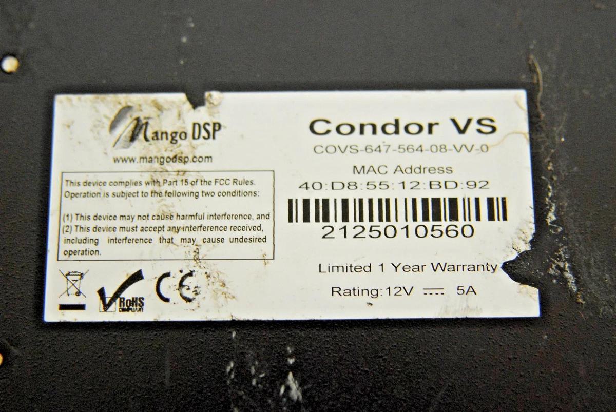 Used Mango DSP Vigilant CarDetector License Plate Recognition Mobile Processor