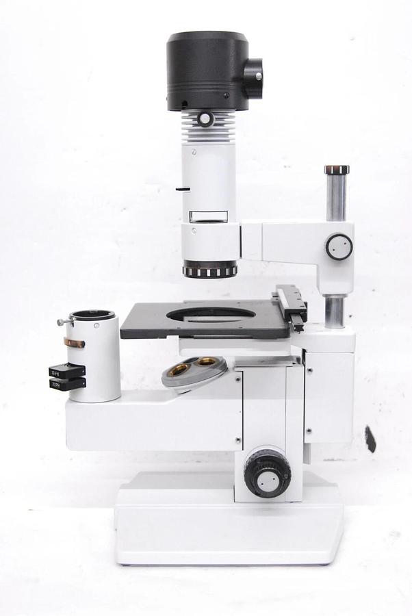 Used Lomo Inverted Microscope Body W/ Ph10 Ph20 Sliders, Filters