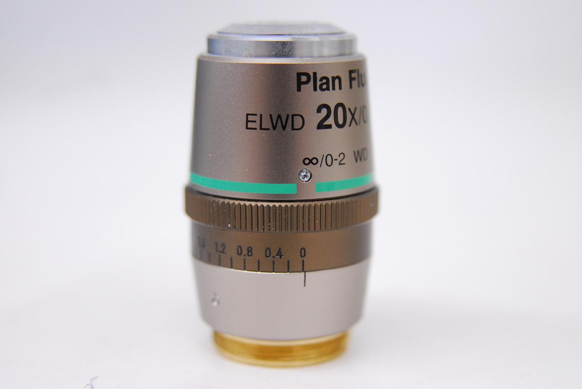 Used Nikon Plan Fluor ELWD 20X/0.45 DIC L/N1 ∞/0-2 WD 7.4 Microscope Objective