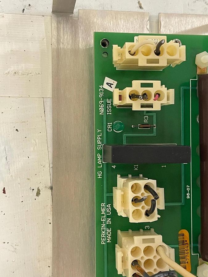 Used Perkin Elmer N069-9134 HG Lamp Supply W/ Transformer