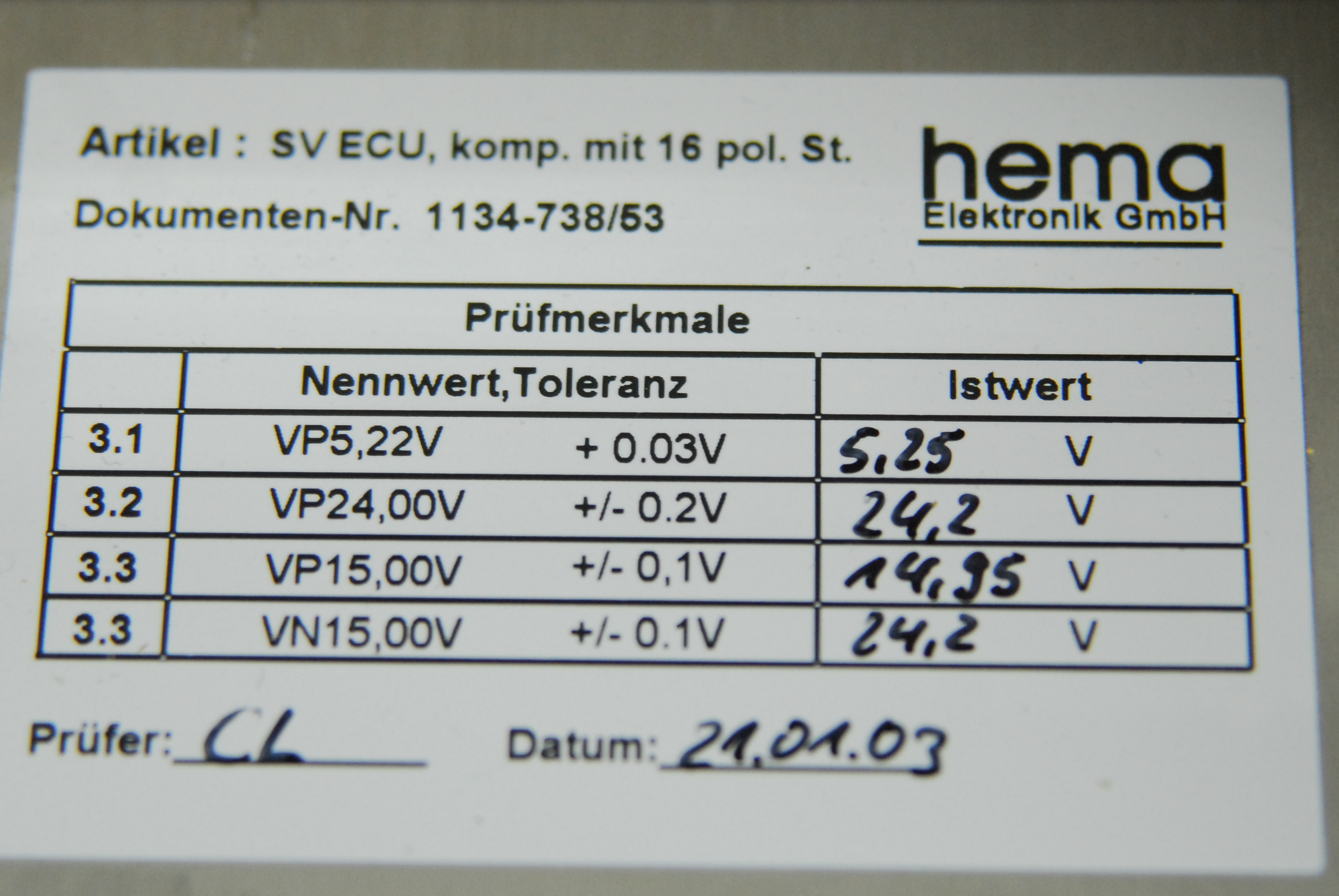 Used Astec LPQ253 Quad Output Power Supply 250W - Zeiss ECU-LSM/META