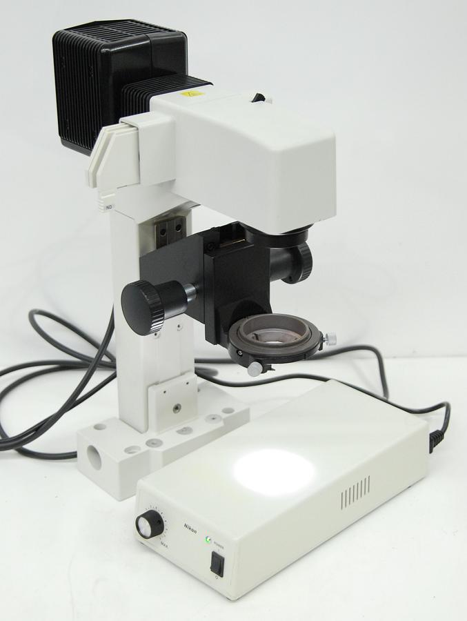 Used Nikon T-DH Dia Illumination Pillar W/ TE2-PS100W, LHS-H100P-1 Lamp (TE2000-E)