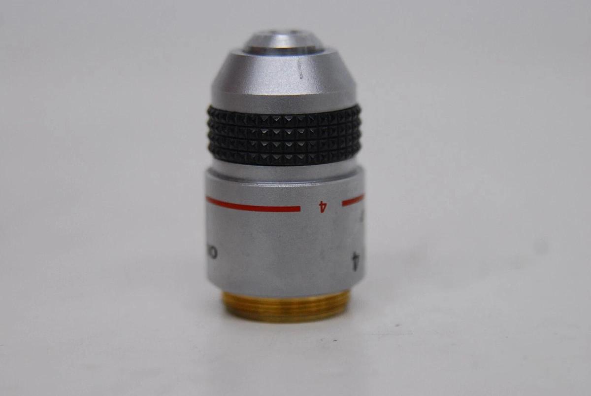 Used Olympus DPlan 4 0.10 160/0.17 Microscope Objective